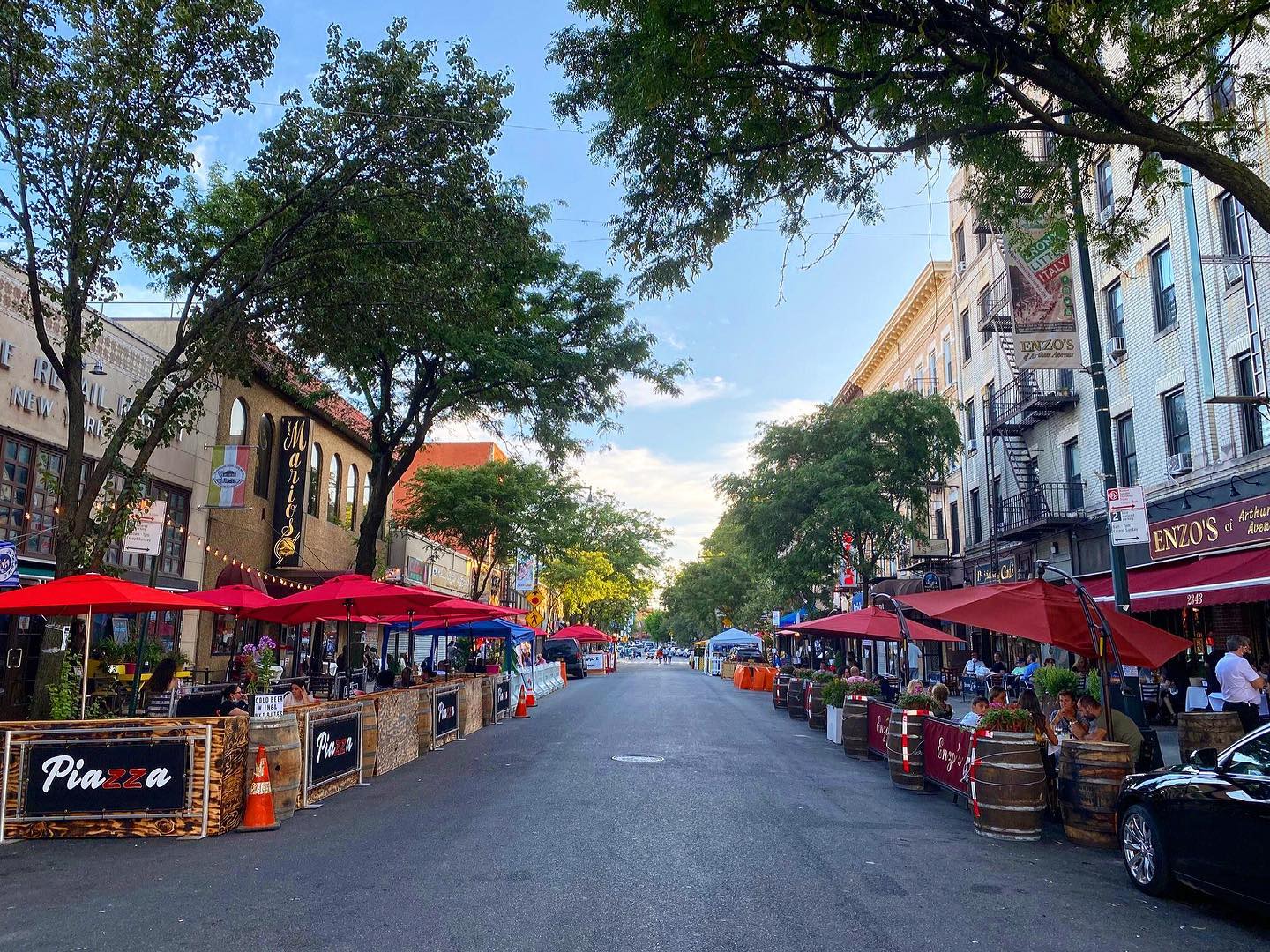 Alfresco Dining in the Bronx Little Italy | Belmont Business Improvement District | Bronx Little Italy, Bronx, NYC