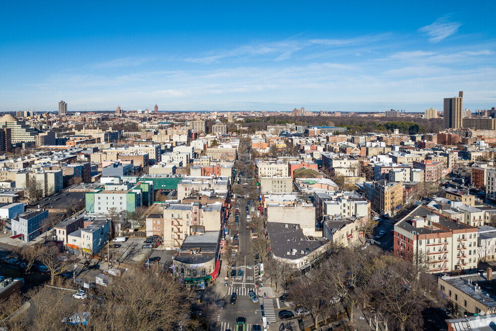 Aerial Drone Photo of the Bronx | Belmont Business Improvement District | Bronx Little Italy, Bronx, NYC
